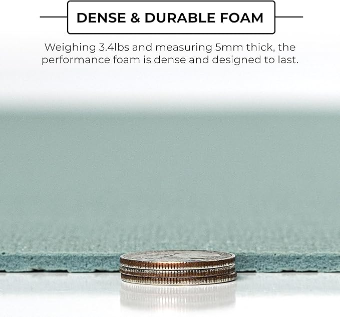 Mount Adams Iconic 5mm Yoga Mat - The Mat That Speaks for Itself - 72" x 24", High-Density, Slip-Resistant Exercise Mat - Unique Texture for Superior Grip for Yoga, Pilates, Fitness