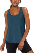 WIHOLL Women's Workout Tank Tops Sleeveless Athletic Racerback for Gym Yoga Running - Summer Fitness Tops Scoop Neck (S-XXL)