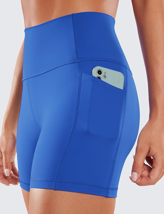 CRZ YOGA Women's Hugged Feeling Compression Leggings - Thick High Waisted Workout Leggings 25"