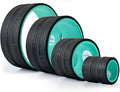 Back Wheel Foam Roller – Targeted Back & Neck Relief, Lumbar Spine Stretcher, Spinal Decompression Stretcher, Massage Roller with Density Foam for Physical Therapy, Supports 500lbs