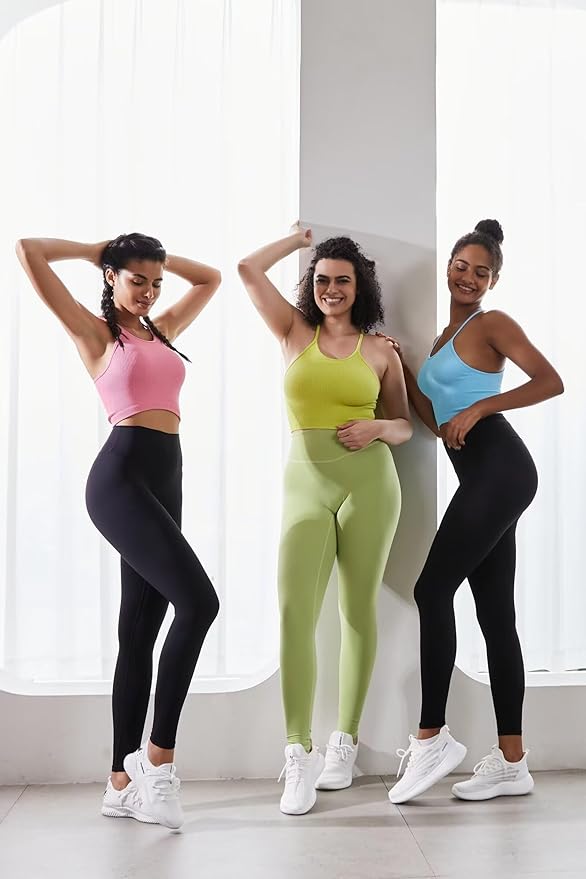 Sunzel Sunzfly Workout Leggings for Women, Tummy Control Compression Workout Gym Yoga Pants, High Waist & No Front Seam Lycra