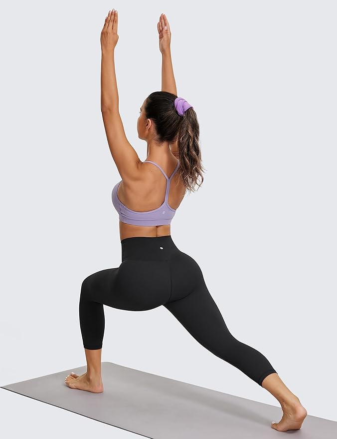 CRZ YOGA Butterluxe Yoga Capris Leggings 21'' - High Waisted Buttery Soft Lounge Womens Crop Pants