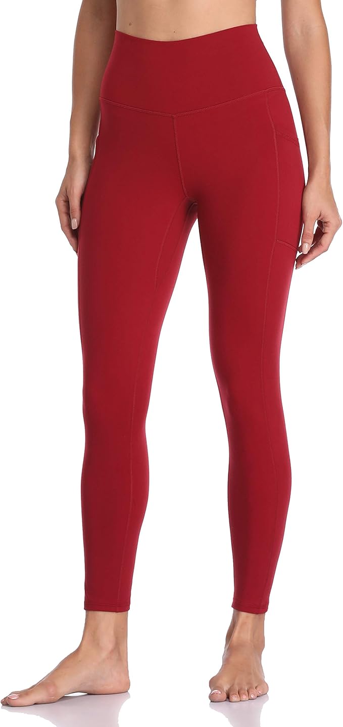 Colorfulkoala Women's High Waisted Yoga Pants 7/8 Length Leggings with Pockets