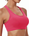 Oalka Women's Racerback Sports Fitness Support Workout Running Bras