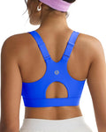 RUNNING GIRL Sports Bra for Women,Adjustable Straps Supportive High Impact Sports Bras for Women with Sewn in Pads