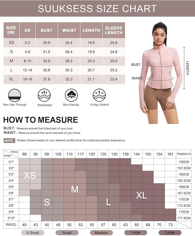 SUUKSESS Women Golden Full Zip Up Workout Cropped Jackets Lightweight Athletic Yoga Tops