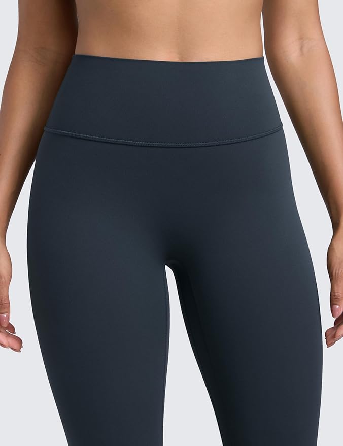 CRZ YOGA Secretsculpt Butterlift Workout Leggings 25" - No Front Seam High Waisted Womens Yoga Pants Booty Scrunch Butt