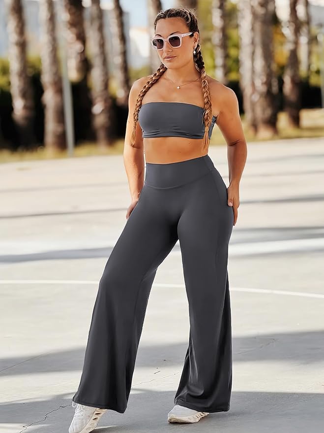 YEOREO Workout Leggings Womens No Front Seam Straight Leggings 29"/ 31.5"/ 33"/ 35" High Waist Buttery Eddiy Gym Yoga Pants