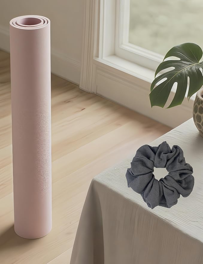 Yoga Mat Scrunchie - Yoga Mat Strap Band - Fits All Standard Yoga Mats (Not Suitable for Overly Thick Mats)