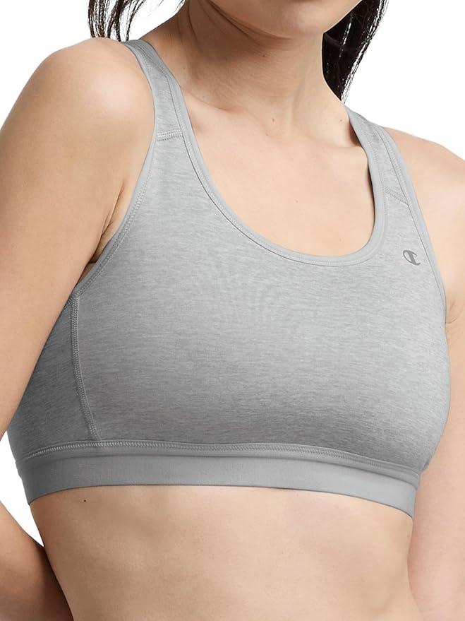 Champion Women's Sports Bra, Compression, Moisture Wicking, High-Impact Sports Bra for Women