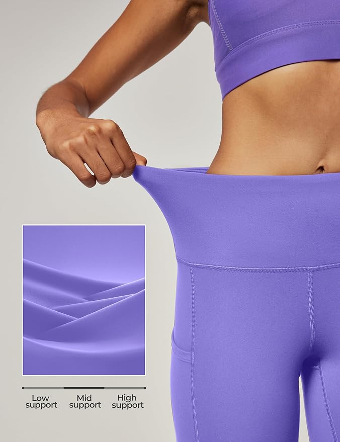 IUGA High Waist Yoga Pants with Pockets, Leggings for Women Tummy Control, Workout Leggings for Women 4 Way Stretch