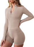 AVGO Women's Workout Jacket Lightweight Zip Up Crop Top Running Sportwear Slim Fit Gym Jackets With Thumb Holes