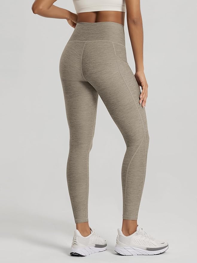 ODODOS Women's High Waisted Yoga Leggings with Pockets, Tummy Control Non See Through Workout Athletic Running Yoga Pants