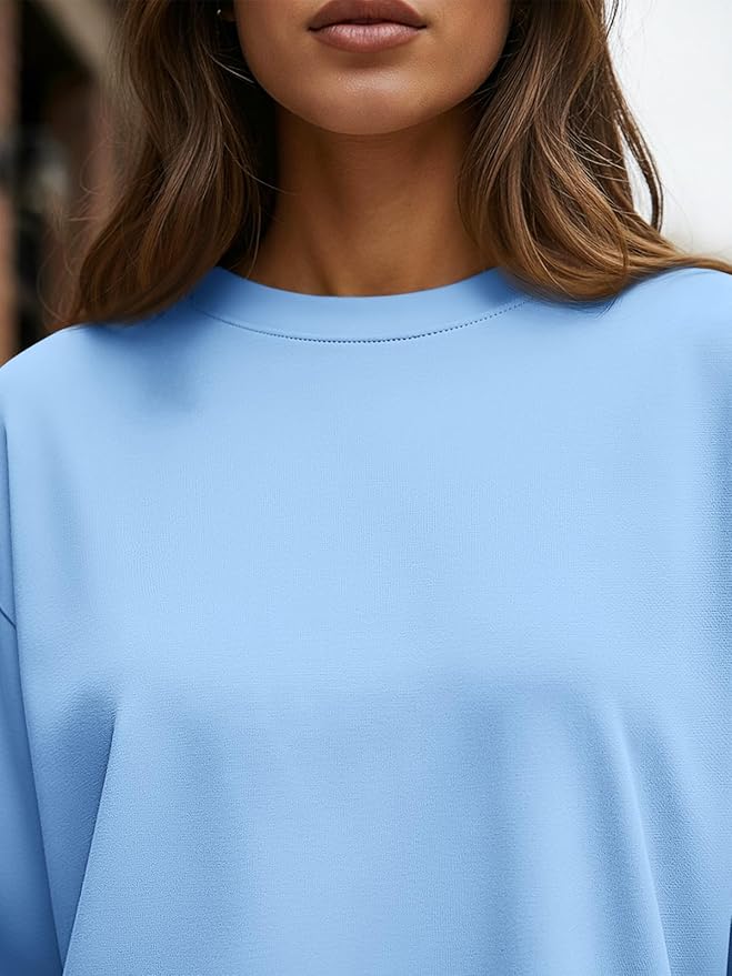 Trendy Queen Womens Spring Tops Oversized Long Sleeve T Shirts 2026 Basic Tee Fall Casual Workout Y2K Clothes