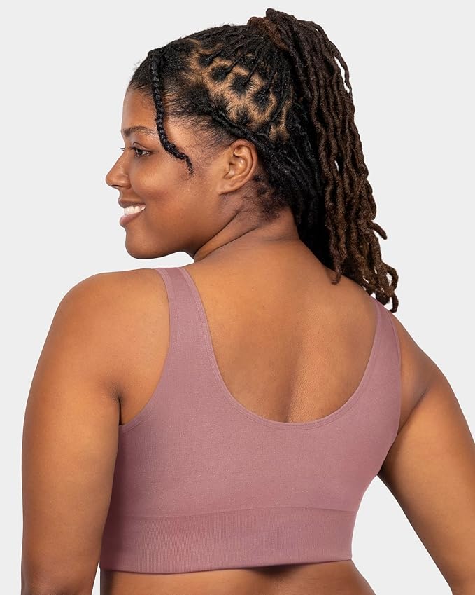 Fruit of the Loom Women's 3-Pack Seamless Full-Coverage Back Smoothing Wireless Bra