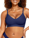 OEAK Womens Wireless Jelly Bras Comfortable Push Up Bra No Underwire Gel Bra Full Support Lift Everyday Seamless Tshirt Bras