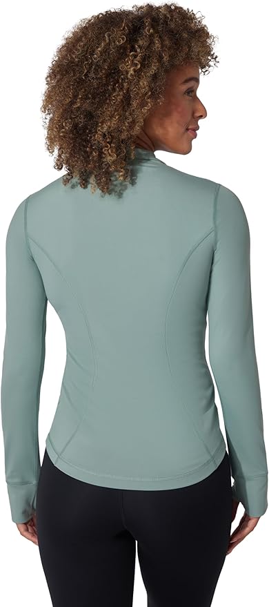 Yogalicious Womens Ultra Soft Lightweight Full Zip Yoga Jacket with Pockets