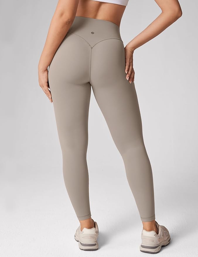 UNISSU Hugcurve No Front Seam High Waisted Workout Leggings for Women Buttery Soft Yoga Pants Gym Athletic Tights - 25''
