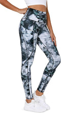 ODODOS Women's High Waisted Yoga Leggings with Pockets, Tummy Control Non See Through Workout Athletic Running Yoga Pants