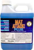 Dollamur Mat Attack! PLUS® Wrestling Mat Cleaner, Disinfecting, Rubber Floor Cleaner, and Fitness Equipment-Quart