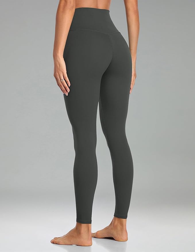 Colorfulkoala Women's High Waisted Tummy Control Workout Leggings Full Length Ultra Soft Yoga Pants 28"