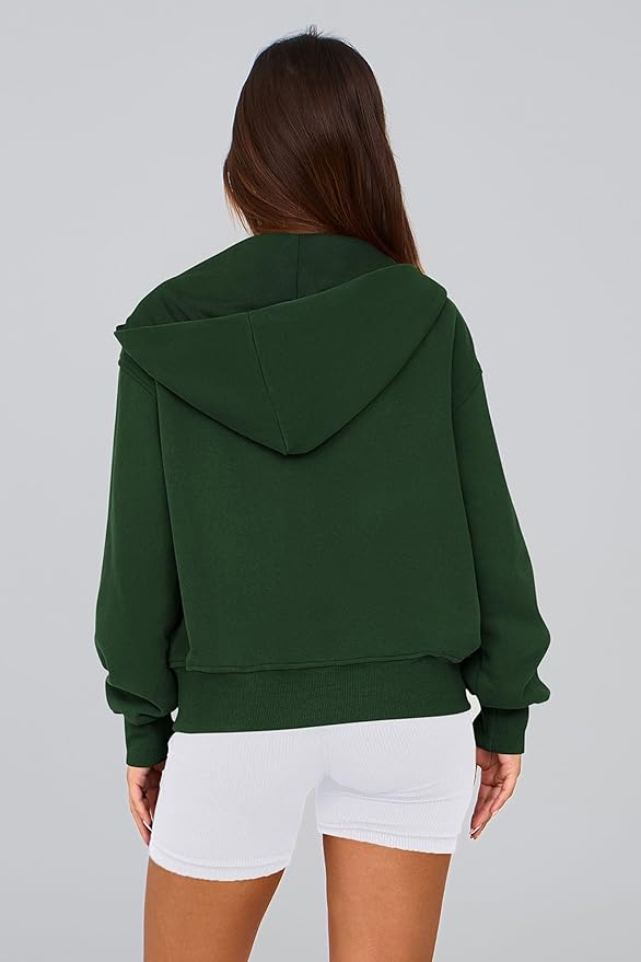 PRETTYGARDEN Hoodies for Women Sweatshirt Zip Up Hoodie Fall Fashion 2026 Trendy Long Sleeve Jackets Winter Clothing Outfits