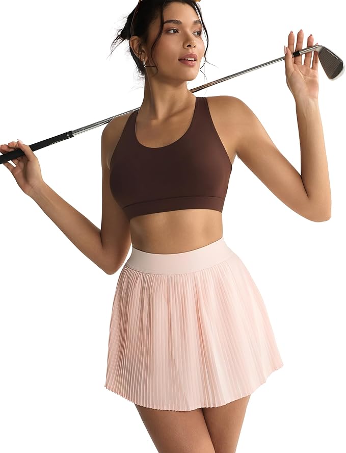 RUNNING GIRL Sports Bras for Women,Padded Strappy Sports Bras Criss-Cross Back Medium Support Sports Bras with Removable Cups