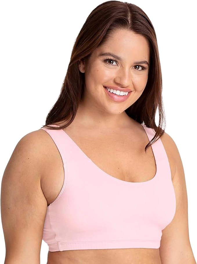 Fruit of the Loom Women's Built Up Tank Style Sports Bra Value Pack