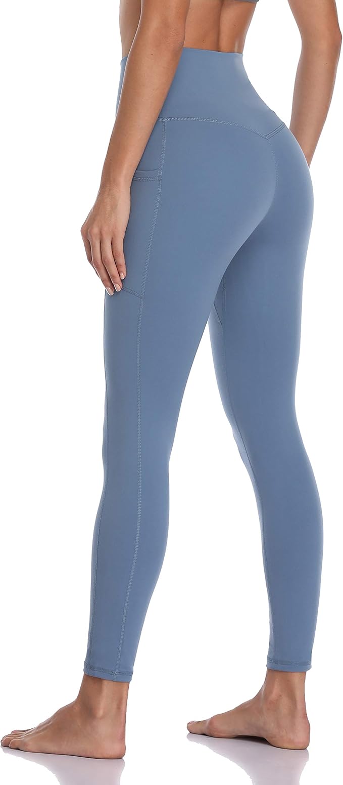Colorfulkoala Women's High Waisted Yoga Pants 7/8 Length Leggings with Pockets