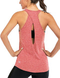 ICTIVE Womens Cross Backless Workout Tops for Women Racerback Tank Tops Open Back Running Muscle Tank Yoga Shirts