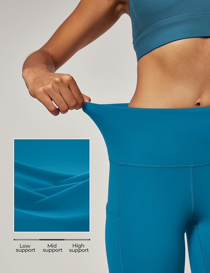 IUGA High Waist Yoga Pants with Pockets, Leggings for Women Tummy Control, Workout Leggings for Women 4 Way Stretch