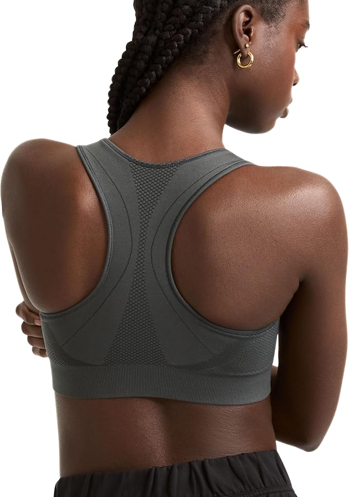 Champion Women's Sports Bra, Infinity Racerback, Moderate Support, Seamless Sports Bra for Women
