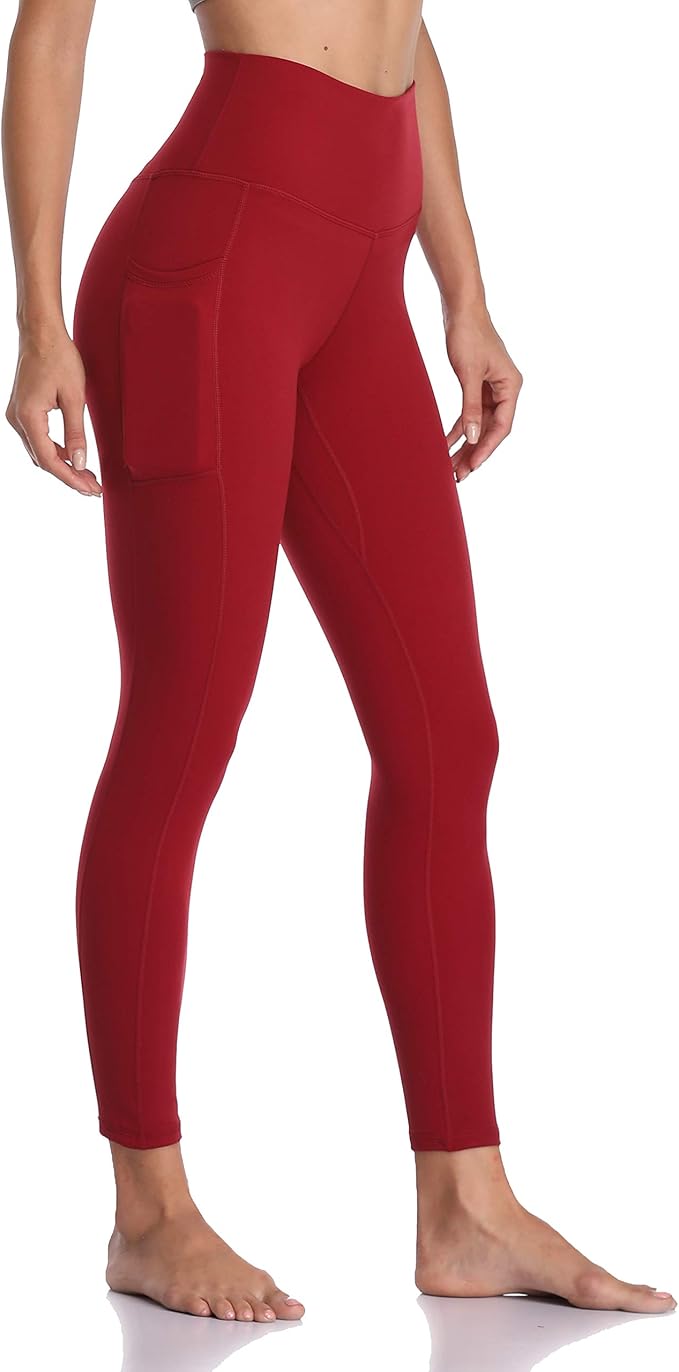 Colorfulkoala Women's High Waisted Yoga Pants 7/8 Length Leggings with Pockets