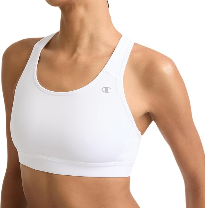 Champion Women's Sports Bra, Compression, Moisture Wicking, High-Impact Sports Bra for Women