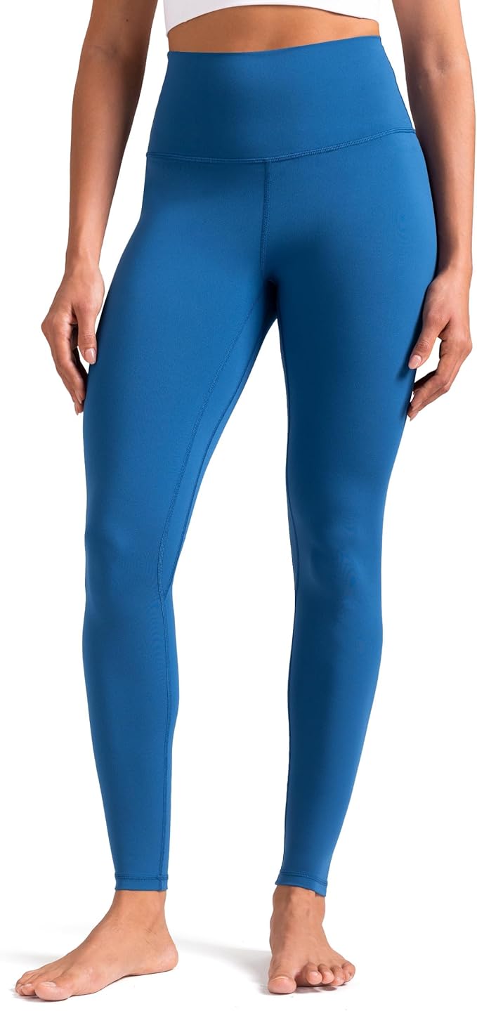 Colorfulkoala Women's High Waisted Tummy Control Workout Leggings Full Length Ultra Soft Yoga Pants 28"