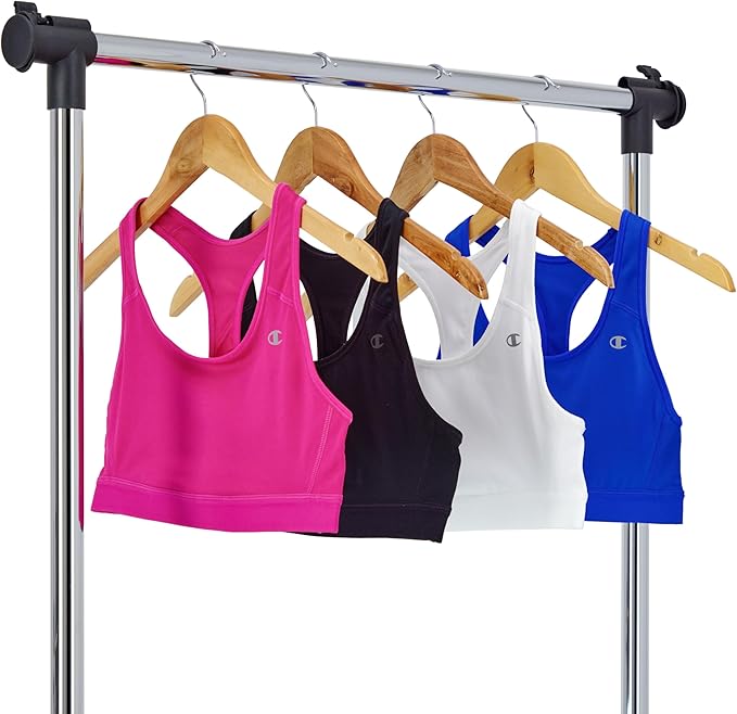 Champion Women's Sports Bra, Compression, Moisture Wicking, High-Impact Sports Bra for Women