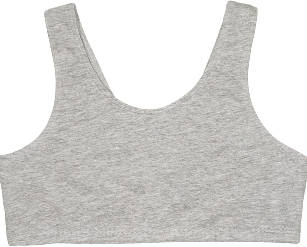 Fruit of the Loom girls Multi Pack Cotton Built -Up Stretch Sports Bra Available in 6 Packs!