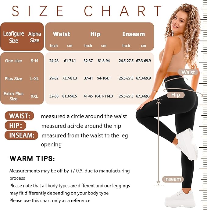 SINOPHANT 3 Pack Leggings for Women - High Waisted Buttery Soft Yoga Pants for Workout Athletic Sports