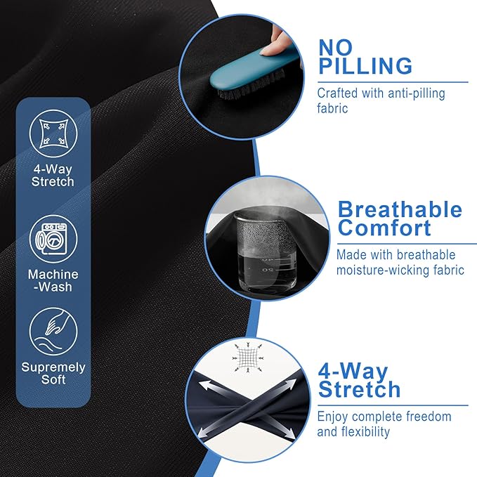 FULLSOFT Buttery Soft Leggings for Women - High Waisted Tummy Control No See Through Workout Yoga Cycling Tights Pants