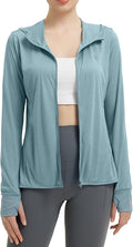 baleaf Women's Sun Protection Jacket Hoodie Clothing Lightweight Long Sleeve Sun Cover Up Shirt