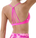 AUROLA Mercury Workout Sports Bras Women Athletic Removable Padded Backless Strapy Minimal Crop Top