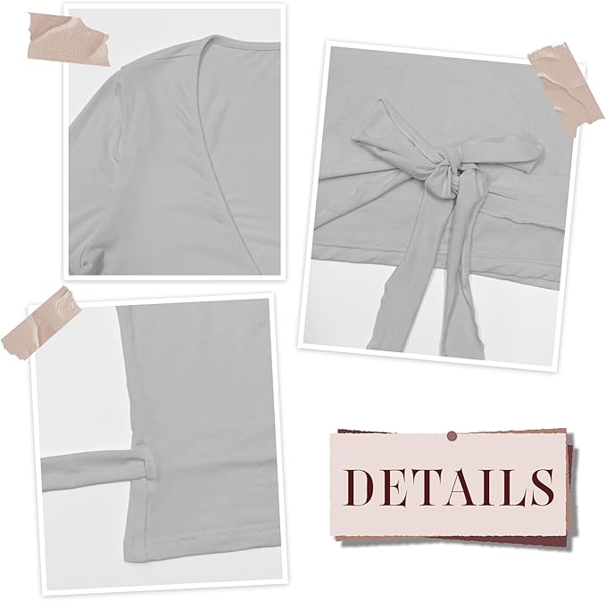 Women Pilates Wrap Top Ballet Tie Workout Shirt Long Sleeve Cross Sexy Deep V Neck Yoga Coquette Blouses Y2k Active Gym