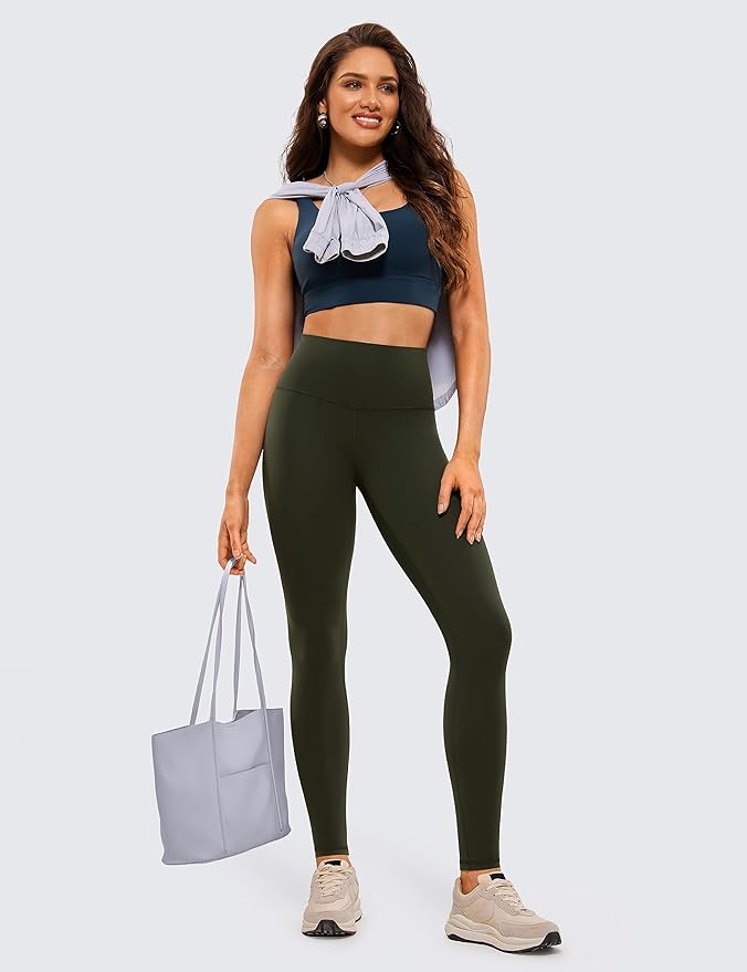CRZ YOGA Butterluxe Yoga Leggings 31"- Extra Long High Waisted Workout Lounge Pants for Tall Women