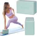 Gaiam Yoga Block - Supportive Latex-Free Eva Foam - Soft Non-Slip Surface with Beveled Edges for Yoga, Pilates, Meditation