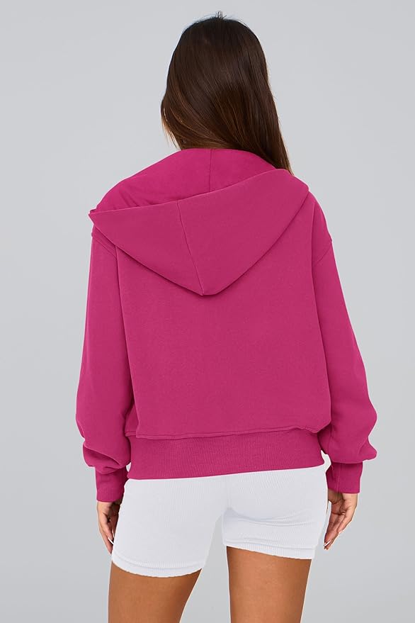 PRETTYGARDEN Hoodies for Women Sweatshirt Zip Up Hoodie Fall Fashion 2026 Trendy Long Sleeve Jackets Winter Clothing Outfits