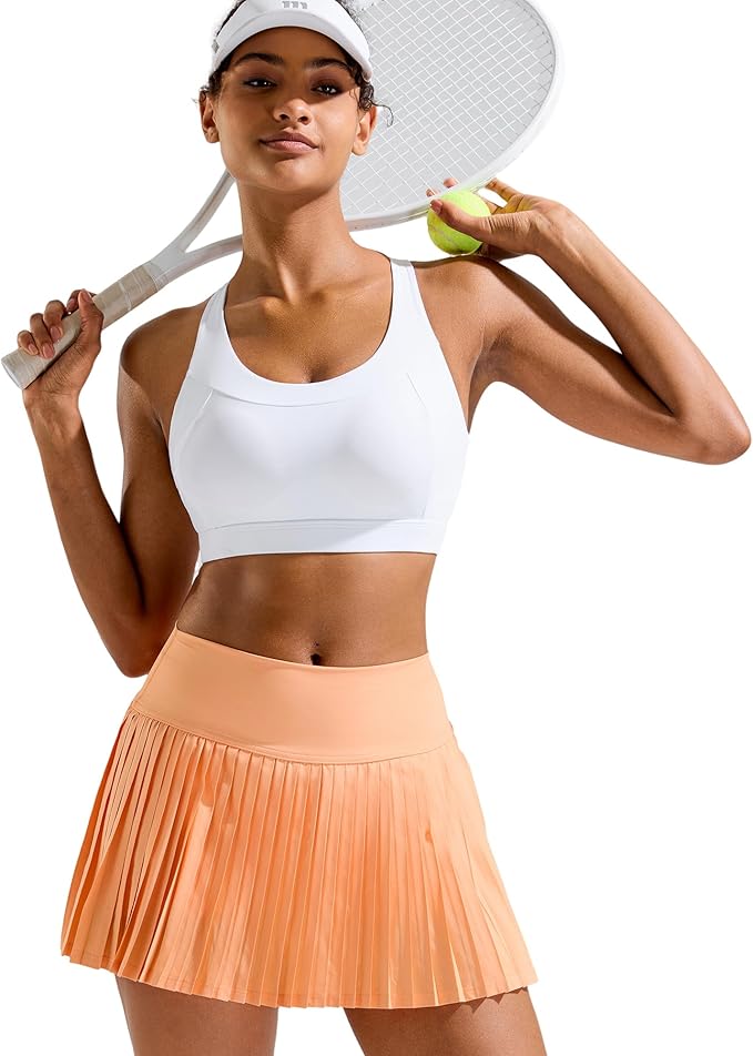 RUNNING GIRL Sports Bra for Women, Molded Cup High Impact Sports Bras for Women with Sewn in Pads