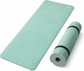 Rubber Yoga Mat (72" x 24" x 5mm) - Cruise Color Non-Slip Workout Mat with Alignment Lines for Women & Men - Durable, Eco-Friendly, Latex-Free Exercise Mat for Home, Pilates & Fitness by ENERGI CORE