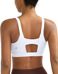 RUNNING GIRL Sports Bra for Women High Support, Molded Cup High Impact Sports Bras with Sewn in Pads