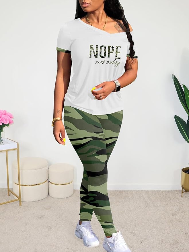 Lounge Sets for Women 2 Piece Summer Casual Jogger Workout Outfits Short Tops Long Pant Sweat suit leggings set