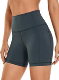 CRZ YOGA Women's Hugged Feeling Compression Leggings - Thick High Waisted Workout Leggings 25"